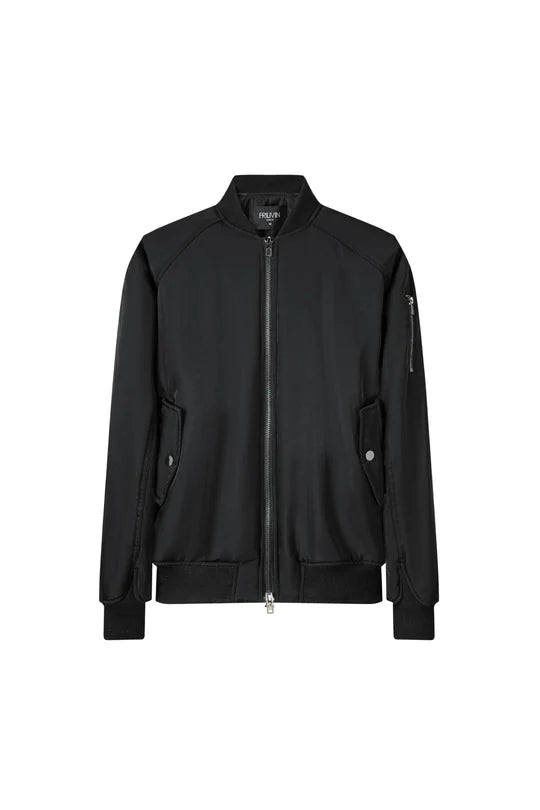 V-neck Bomber Jacket
