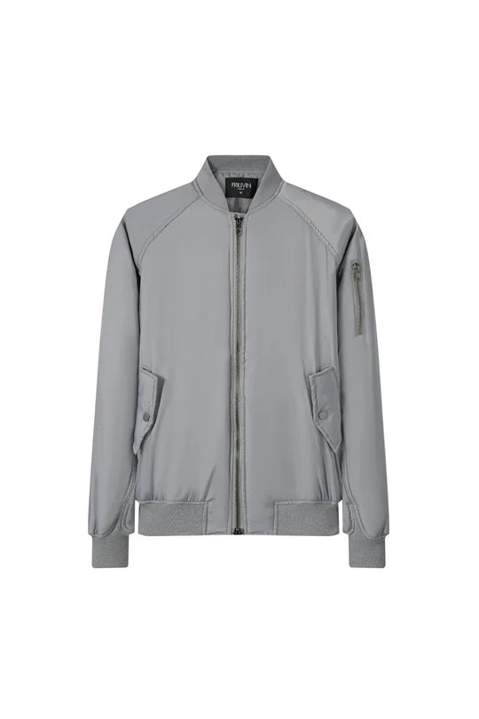 V-neck Bomber Jacket