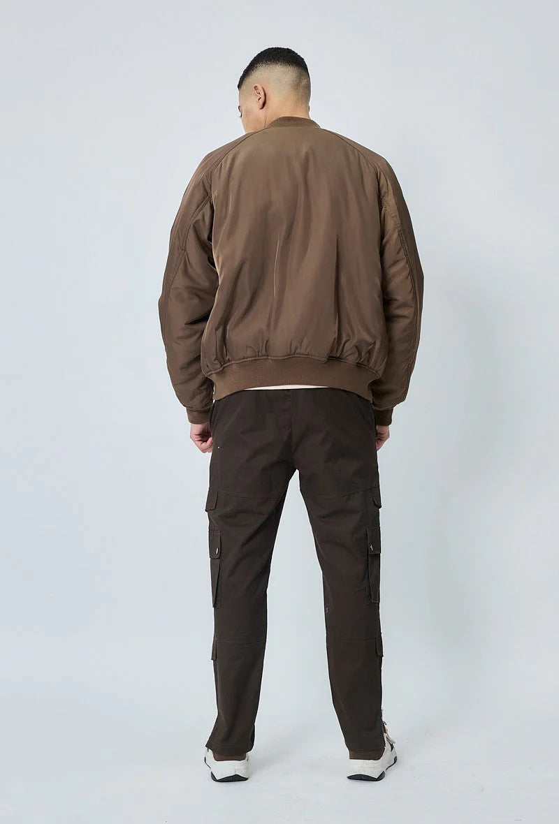 V-neck Bomber Jacket