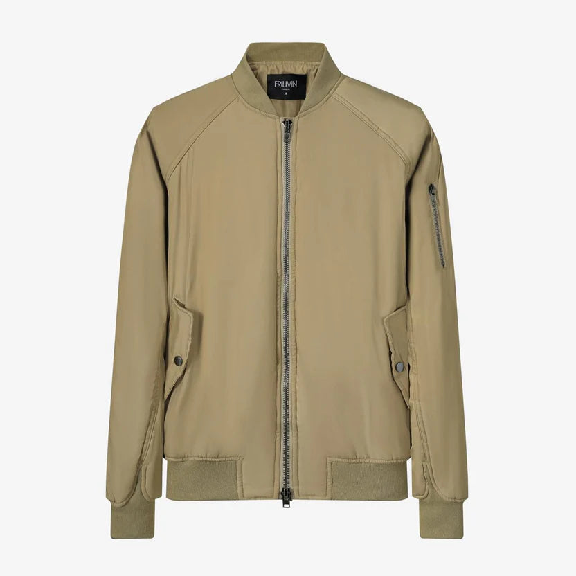 V-neck Bomber Jacket