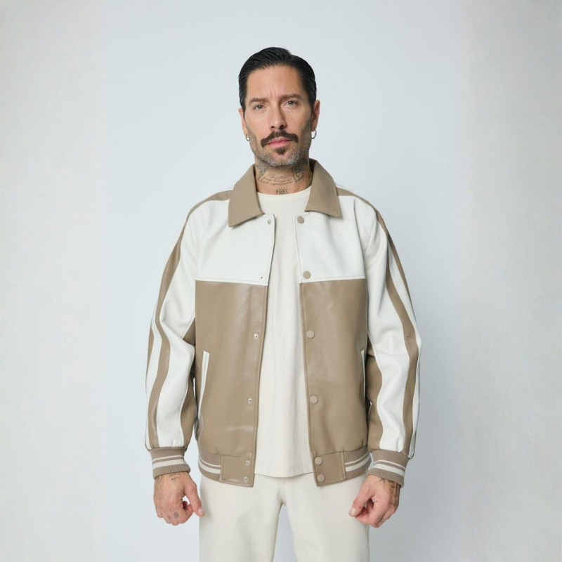 Veste bi-couleur courte