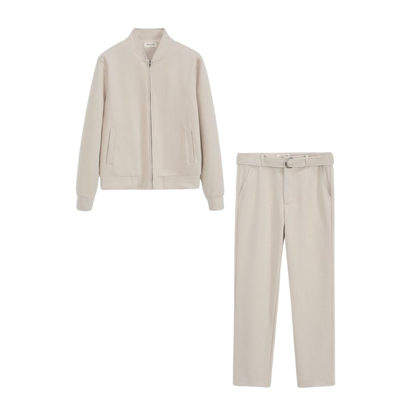 Ensemble Bomber & Pantalon Ceinturé