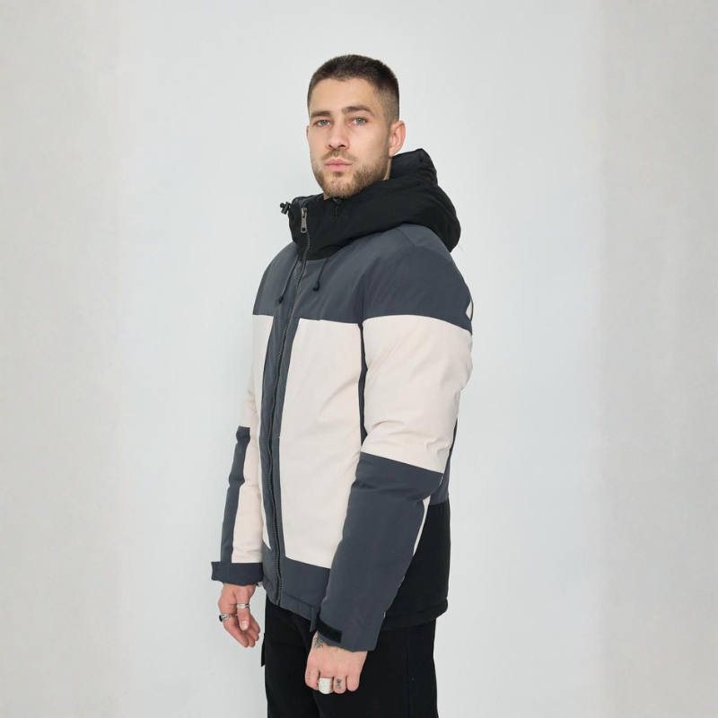 hooded puffer jacket