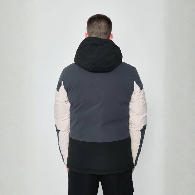 hooded puffer jacket