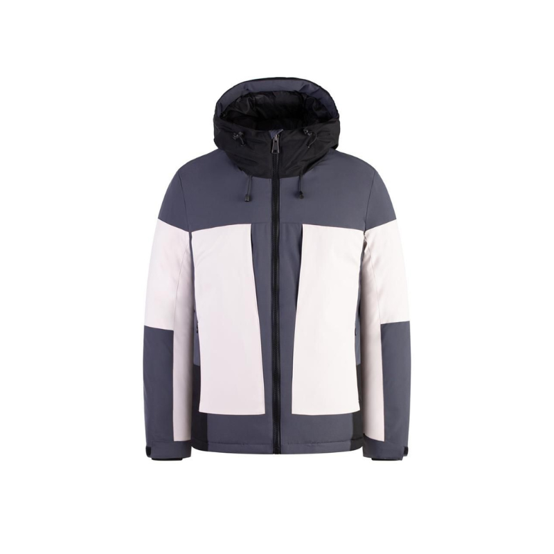 hooded puffer jacket