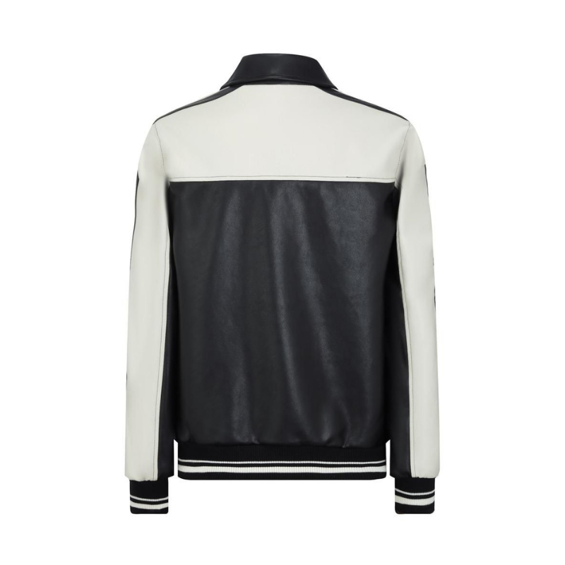 Veste bi-couleur courte